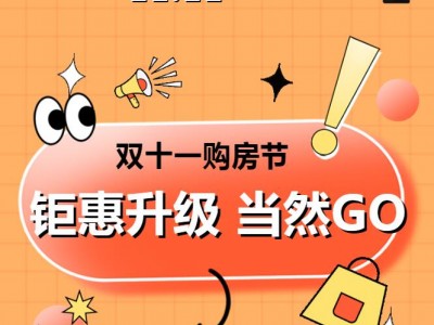 锦绣湖山 | 双十一购房节，美好BUY不停！
