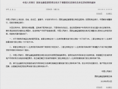 重磅！房贷政策重要调整
