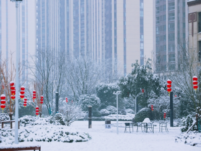 2024郴州初雪刷屏，东玺台雪景惊艳了时光！