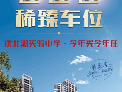 五岭中芯，实景准现房，指定楼层6068元/m²赠车位